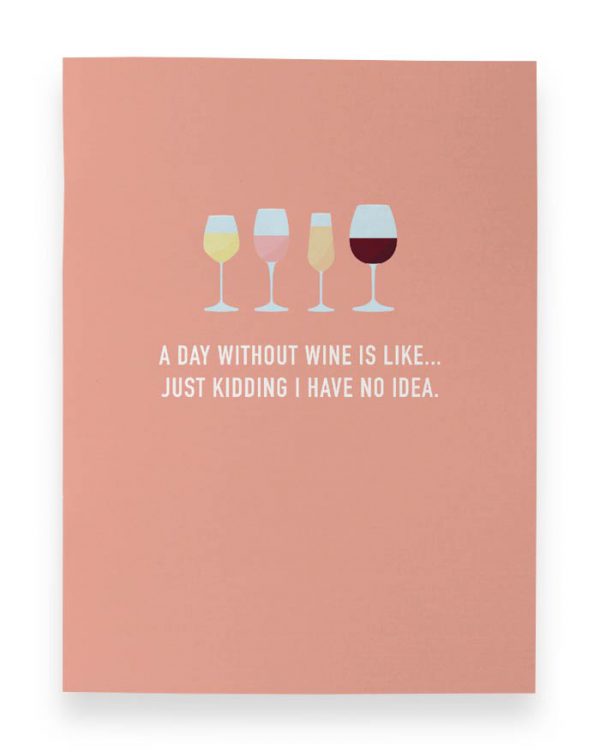 A day without wine